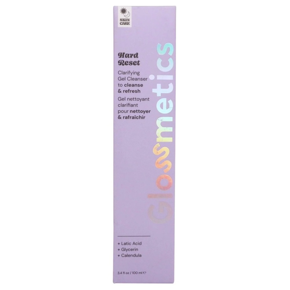 NIB GLOSSMETICS Hard Reset Clarifying Gel Cleanser 3.4oz (100ml)